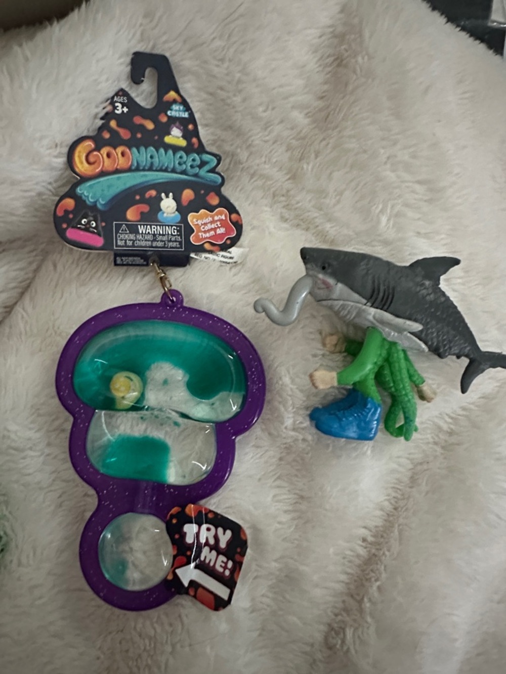 Goo NameeZ Purple Sensory toy and brain rot figure